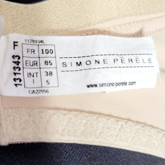 38F Simone Perele 131343‎ Andora 3D Spacer Foam Underwire Bra Beige - Picture 7 of 8